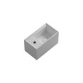 thumbnail image 1 of Ws Bath Collections Cut 45.25.01 WG Cut 17-11/16" Rectangular Ceramic Vessel / Wall, 1 of 1