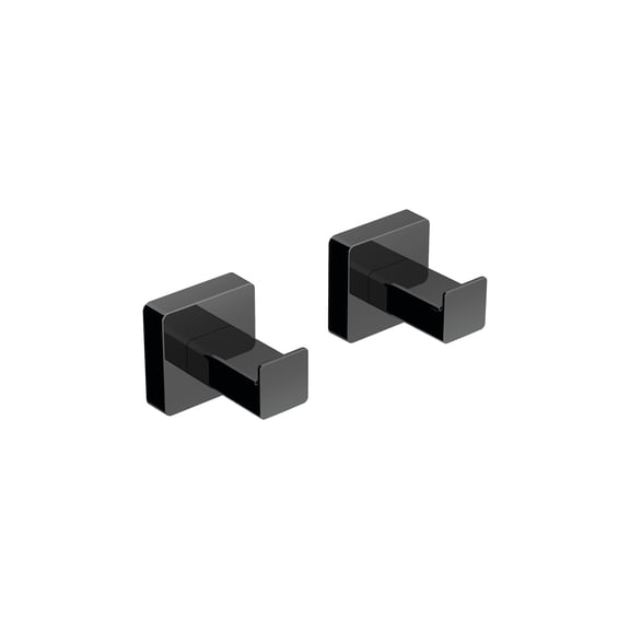 Ws Bath Collections Dado 61207.23 Dado Double Robe Hook - Black