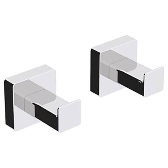 Ws Bath Collections Dado 61207.29 Dado Double Robe Hook - Chrome