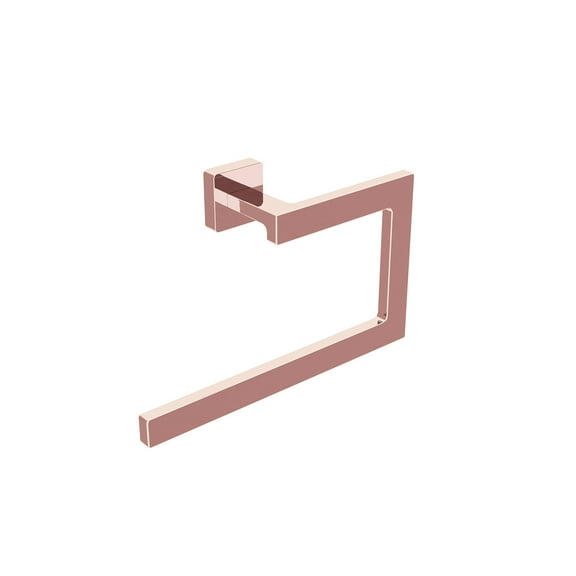 Ws Bath Collections Dado 61215 Dado 9" Wall Mounted Towel Ring - Rose Gold