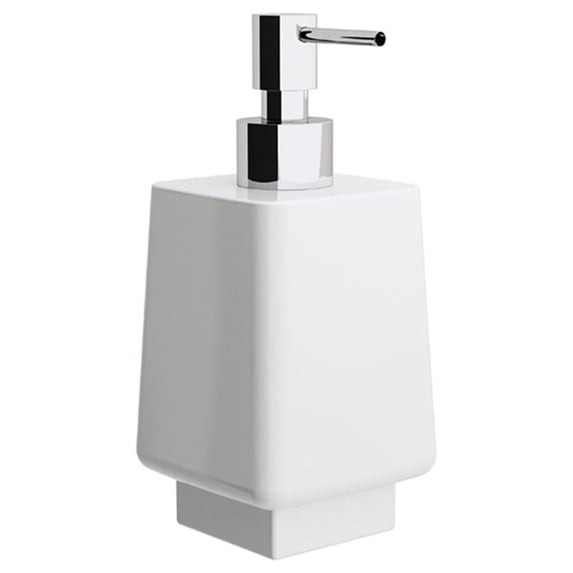 Ws Bath Collections Dado 61223.09 Dado Free Standing Soap Dispenser - White