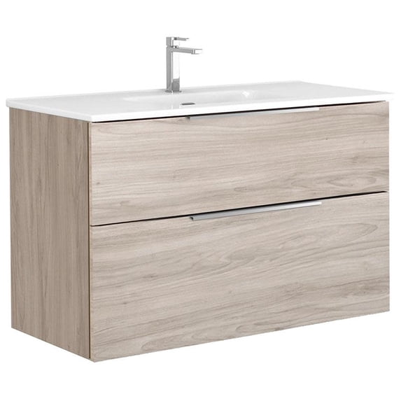 Ws Bath Collections Dalia C100.100 GP Dalia 40" Wall Mounted Single Basin Vanity Set -