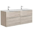 thumbnail image 1 of Ws Bath Collections Dalia C140D.100 GP Dalia 54" Wall Mounted Double Basin Vanity Set -, 1 of 1