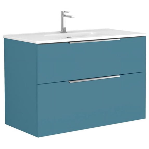 Ws Bath Collections Dalia C90.100 IM Dalia 36" Wall Mounted Single Basin Vanity Set -