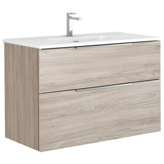 Ws Bath Collections Dalia C90.100 GP Dalia 36" Wall Mounted Single Basin Vanity Set -