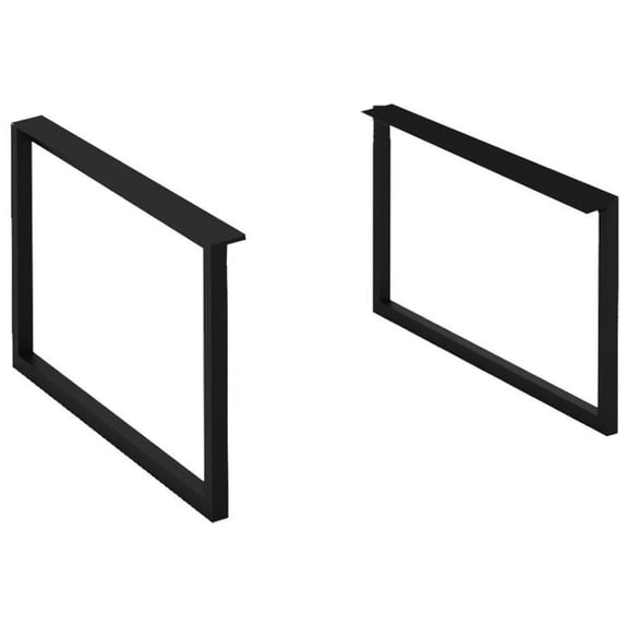 Ws Bath Collections Dalia Ls1 Dalia Vanity Leg Set - Black