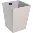 thumbnail image 1 of Ws Bath Collections Ecopelle 2603 Ecopelle Leather Waste Basket - Tortora, 1 of 1