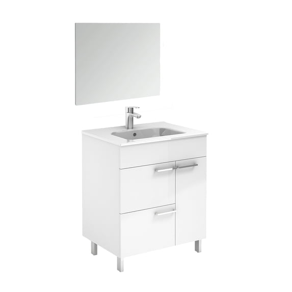 Ws Bath Collections ELEGANCE 80 PACK 1 WG Elegance Vanities 32" Free Standing Single Basin