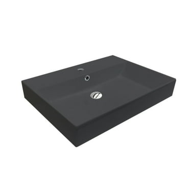 Ws Bath Collections Energy 60.01 Energy 23-5/8" Rectangular Ceramic Vessel Or Wall Mounted