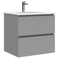 thumbnail image 1 of Ws Bath Collections Flora C60.100 MTM Flora 24" Wall Mounted Single Basin Vanity Set -, 1 of 3