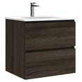 thumbnail image 1 of Ws Bath Collections Flora C60.100 WE Flora 24" Wall Mounted Single Basin Vanity Set -, 1 of 3