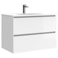 thumbnail image 1 of Ws Bath Collections Flora C80.100 WG Flora 32" Wall Mounted Single Basin Vanity Set -, 1 of 3