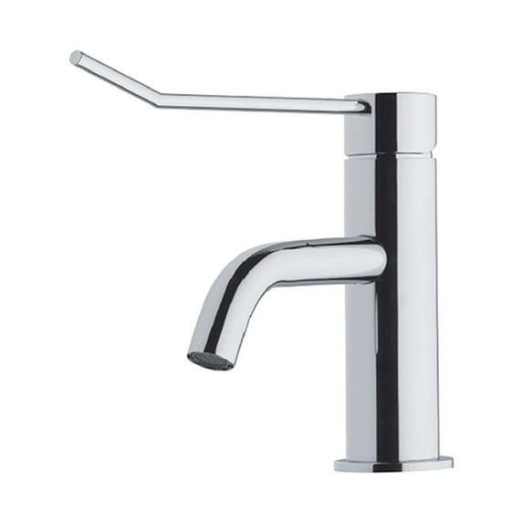 Ws Bath Collections Flow T1.11 Flow 1.5 GPM Single Hole Bathroom Faucet - Chrome
