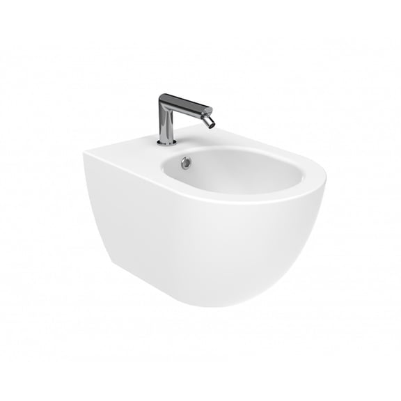 Ws Bath Collections Free FE510 WG Free Wall Mounted Bidet - White