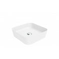 thumbnail image 1 of Ws Bath Collections Lago 040 Lago 15-11/16" Square Ceramic Vessel Bathroom Sink - White, 1 of 2