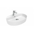 thumbnail image 1 of Ws Bath Collections Lago 161 Lago 23-5/8" Oval Ceramic Vessel Bathroom Sink - White, 1 of 2
