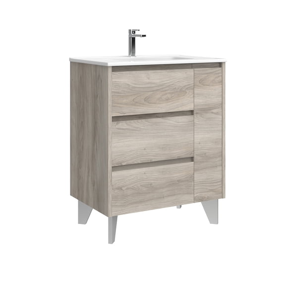 Ws Bath Collections LILA C70.101 GP Lila 30" Free Standing Single Basin Vanity Set -
