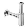 thumbnail image 1 of Ws Bath Collections Linea 53922 13" Decorative P-Trap From The Linea Collection - Chrome, 1 of 1