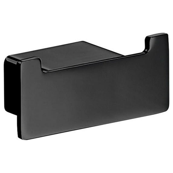 Ws Bath Collections Loft 0575.133.02 Loft Double Robe Hook - Black