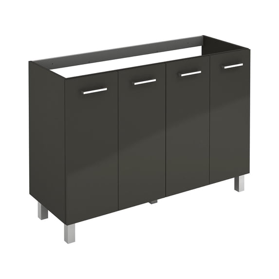 Ws Bath Collections Logic 120 AN Base Logic Vanities 48" Double Vanity Cabinet Only -