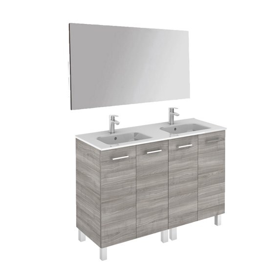 Ws Bath Collections LOGIC 120 PACK 1 SG Logic Vanities 48" Free Standing Single Basin