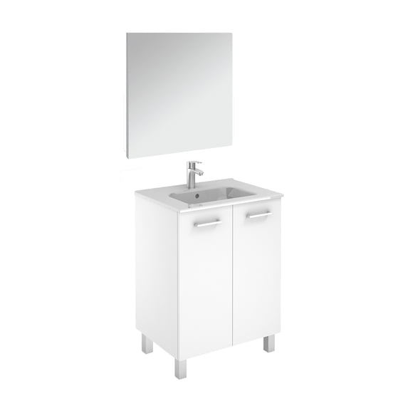 Ws Bath Collections LOGIC 70 PACK 1 WG Logic Vanities 30" Free Standing Single Basin