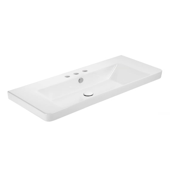 Ws Bath Collections Luxury 105.03 WG Luxury 41-5/16" Rectangular Ceramic Drop In Or Wall