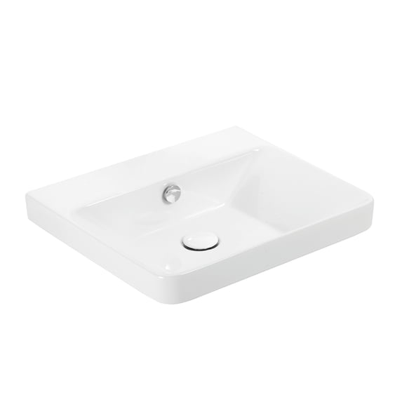 Ws Bath Collections Luxury 50.00 WG Luxury 19-11/16" Rectangular Ceramic Drop In Or Wall