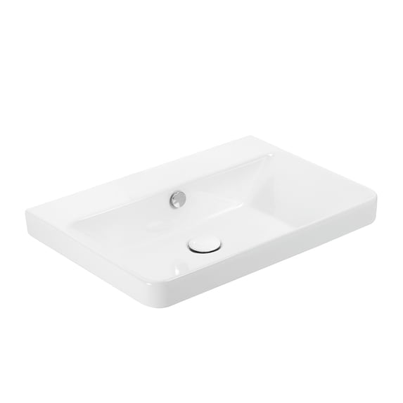 Ws Bath Collections Luxury 60.00 WG Luxury 23-13/16" Rectangular Ceramic Drop In Or Wall
