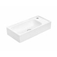 thumbnail image 1 of Ws Bath Collections Minimal 4050 Minimal 19-7/8" Rectangular Ceramic Vessel Bathroom Sink, 1 of 1
