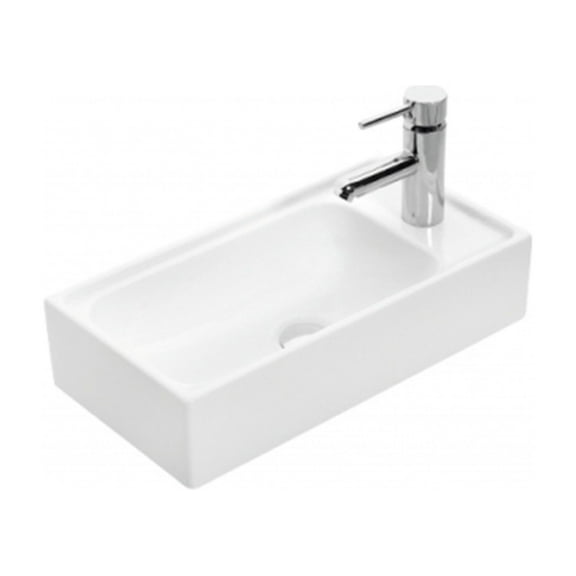 Ws Bath Collections Minimal 4050 Minimal 19-7/8" Rectangular Ceramic Vessel Bathroom Sink