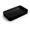 thumbnail image 1 of Ws Bath Collections Mood Bl 65.40 Mood 25-5/8" Rectangular Ceramic Vessel Bathroom Sink -, 1 of 6