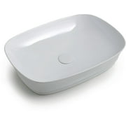 Ws Bath Collections Mood Id 60.43 Mood 23-5/8" Rectangular Ceramic Vessel Bathroom Sink -