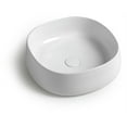 thumbnail image 1 of Ws Bath Collections Mood JU 42.42 WG Mood 17-11/16" Square Ceramic Vessel Bathroom Sink -, 1 of 6