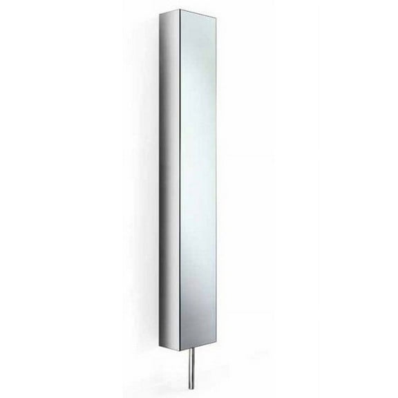 Ws Bath Collections Pika 51506 Pika 63" Single Door Revolving Mirrored Medicine Cabinet -