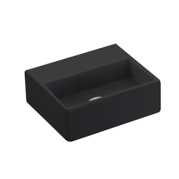 Ws Bath Collections Quattro 30.00 BG Quattro 13" Rectangular Ceramic Vessel Or Wall