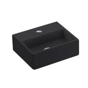 Ws Bath Collections Quattro 30.01 BM Quattro 13" Rectangular Ceramic Vessel Or Wall