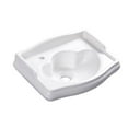 thumbnail image 1 of Ws Bath Collections Retro 1033.01L Retro 16-1/8" Specialty Ceramic Wall Mounted Bathroom, 1 of 2