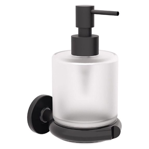 Ws Bath Collections Sbeca 61103 Sbeca Wall Mounted Soap Dispenser - Black