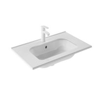Ws Bath Collections Slim 70 Slim 27-13/16" Rectangular Ceramic Drop In Bathroom Sink -