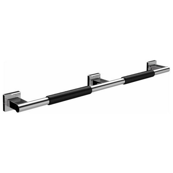Ws Bath Collections System 3570.212.02 System 34" Grab Bar Non-Skid Coating - Chrome