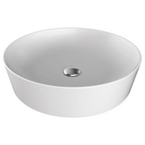 Ws Bath Collections Ultra Ul 145 Ultra 17-11/16" Round Ceramic Vessel Bathroom Sink -