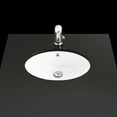 thumbnail image 1 of Ws Bath Collections Under TP 214 Under 22" Round Ceramic Undermount Bathroom Sink - White, 1 of 1