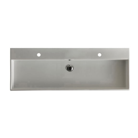 Ws Bath Collections Unlimited 120.02 Mono WG Unlimited 47-1/2" Rectangular Ceramic Vessel