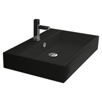 Ws Bath Collections Unlimited 46.01 Unlimited 18-5/16" Rectangular Ceramic Vessel Or Wall