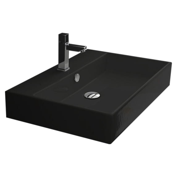 Ws Bath Collections Unlimited 60.01 BM Unlimited 23-5/8" Rectangular Ceramic Vessel Or