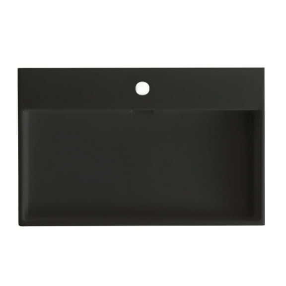 Ws Bath Collections Urban 70.01 BM Urban 27-13/16" Rectangular Ceramic Wall Mounted Or