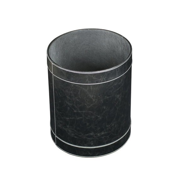 Ws Bath Collections Vintage 2403 Vintage Synthetic Waste Basket - Black