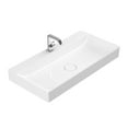thumbnail image 1 of Ws Bath Collections Vision 6490 WG Vision 35-3/8" Rectangular Ceramic Vessel Bathroom Sink, 1 of 1