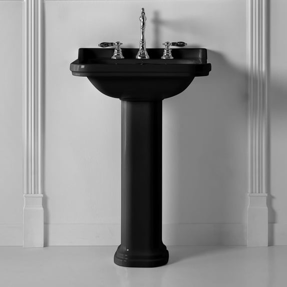 Ws Bath Collections Waldorf 4140K4.03+417004 Waldorf 23-5/8" Rectangular Ceramic Pedestal
